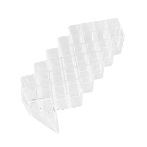 ULTECHNOVO Transparenter Lippenstift Organizer Acryl Aufbewahrungsbox Multifunktionaler Kosmetikhalter mit Großem Fassungsvermögen Langlebig und Platzsparend für Schminktisch und Badezimmer von ULTECHNOVO