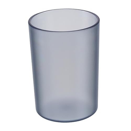 ULTECHNOVO Transparenter Trinkbecher für Badezimmer Multifunktionaler Zahnbürsten und Wassermug aus Robustem Rutschfestes Design Elegant und Sicher für Erwachsene von ULTECHNOVO