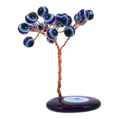 ULTECHNOVO Türkischer Nazar Blauer Böser Blick Baum Dekoration Handgefertigtes Glücksbringer Ornament Europäisches Design für Zuhause und Büro und Wohlstand ULTECHNOVO Türkischer Nazar Blauer Böser Blick Baum Dekoration Handgefertigtes Glücksbringer Ornament Europäisches Design für Zuhause und Büro und Wohlstand von ULTECHNOVO