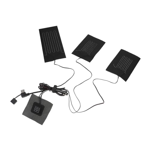 ULTECHNOVO USB Flexibles Heizkissen für Kleidung Wasserdichtes Carbonfaser Heizelement Temperaturstufen Einstellbares Langlebiges Elektrisches Heizpad für Kalte Wintertage von ULTECHNOVO