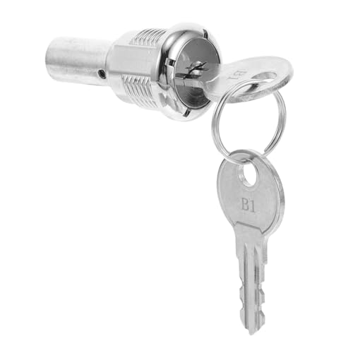 ULTECHNOVO Vending Machine Schloss mit Schlüsseln Langlebiger Metall Schließzylinder Installieren Zubehör für Snack Kaugummiautomaten Sichere Verriegelung für Verkaufsautomaten von ULTECHNOVO