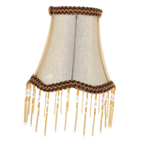 ULTECHNOVO Vintage Europäischer Lampenschirm aus Stoff Kristall Kerzenlampen Abdeckung Leicht Einfach zu Montieren Dekorativ für Nachttisch und Wandlampen Klassischer Stil ULTECHNOVO Vintage Europäischer Lampenschirm aus Stoff Kristall Kerzenlampen Abdeckung Leicht Einfach zu Montieren Dekorativ für Nachttisch und Wandlampen Klassischer Stil von ULTECHNOVO