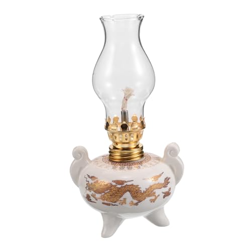 ULTECHNOVO Vintage Kerosene Lampe Mit Doppel-Drache-Muster Windresistente Öllampe Für Und Außenbeleuchtung Dekorative Petroleumlampe Für Stimmungsvolle Raumgestaltung Und Kulturelle ULTECHNOVO Vintage Kerosene Lampe Mit Doppel-Drache-Muster Windresistente Öllampe Für Und Außenbeleuchtung Dekorative Petroleumlampe Für Stimmungsvolle Raumgestaltung Und Kulturelle von ULTECHNOVO