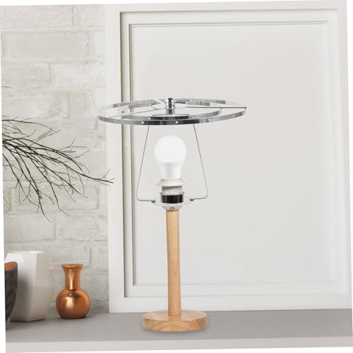 ULTECHNOVO Vintage Kristall Lampenhalter DIY Lampenschirm Rahmen Stabiles Metall Lampenteile Zubehör für Tisch Stehleuchten Eleganter Lampenhalter für Wohn Gastronomiebeleuchtung von ULTECHNOVO