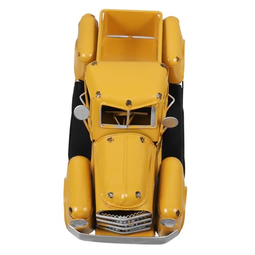 ULTECHNOVO Vintage Metall LKW Dekoration Gelb Robuste Retro Fahrzeugfigur für Bauernhausstil Weihnachts Tischdeko Langlebiges Sammlerstück für Festliche Wohnraumgestaltung ULTECHNOVO Vintage Metall LKW Dekoration Gelb Robuste Retro Fahrzeugfigur für Bauernhausstil Weihnachts Tischdeko Langlebiges Sammlerstück für Festliche Wohnraumgestaltung von ULTECHNOVO