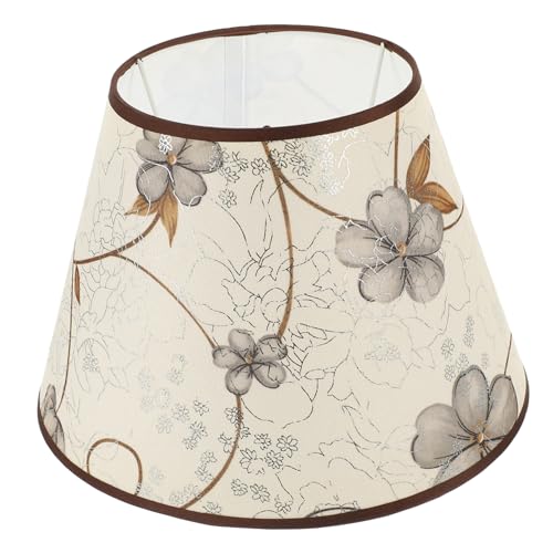 ULTECHNOVO Vintage Stil Lampenschirm für Tischlampen Grauer Lampenschirm mit Blumenmuster Geeignet für Schlafzimmer und Wohnzimmer Fassung Dekorative Haushaltsbeleuchtung ULTECHNOVO Vintage Stil Lampenschirm für Tischlampen Grauer Lampenschirm mit Blumenmuster Geeignet für Schlafzimmer und Wohnzimmer Fassung Dekorative Haushaltsbeleuchtung von ULTECHNOVO