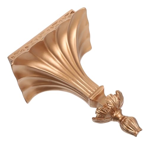 ULTECHNOVO Vintage Wandregal mit Europäischem Stil Wandmontiertes Schwebendes Regal aus Harz Dekoratives Wandaufbewahrungsregal mit Geprägtem Muster für Wohnzimmer Schlafzimmer Büro von ULTECHNOVO