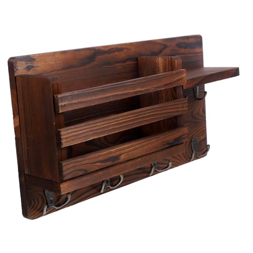 ULTECHNOVO Wand Schlüsselhalter aus Holz Eleganter Schlüssel Organizer für Eingang und Wohnzimmer mit Ablage für Kleine Gegenstände Installieren Kreatives Design für Stilvolle Raumdekoration ULTECHNOVO Wand Schlüsselhalter aus Holz Eleganter Schlüssel Organizer für Eingang und Wohnzimmer mit Ablage für Kleine Gegenstände Installieren Kreatives Design für Stilvolle Raumdekoration von ULTECHNOVO