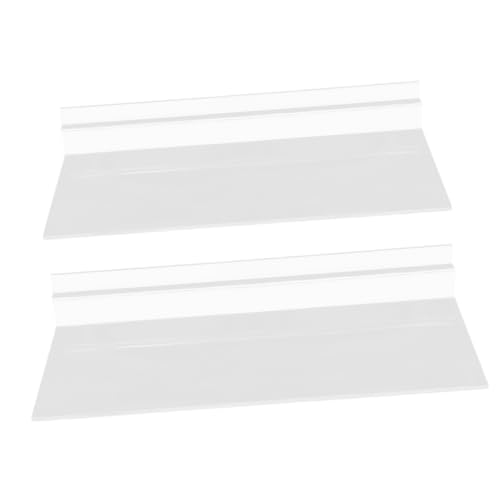 ULTECHNOVO Wand Schuhregal 2 Stück Klar Kunststoff Wandschuhregal für Schuhaufbewahrung Durchsichtiges Regal für Einzelhandel Vielseitig Einsetzbar für Sportschuhe und Alltagsschuhe von ULTECHNOVO