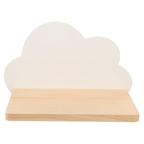 ULTECHNOVO Wandregal Holz Schwebend Wolkenform ohne Bohren Badezimmer Organizer Ablage Regalboden Platzsparend für Wohnzimmer Kinderzimmer Küche Einfache Montage ULTECHNOVO Wandregal Holz Schwebend Wolkenform ohne Bohren Badezimmer Organizer Ablage Regalboden Platzsparend für Wohnzimmer Kinderzimmer Küche Einfache Montage von ULTECHNOVO