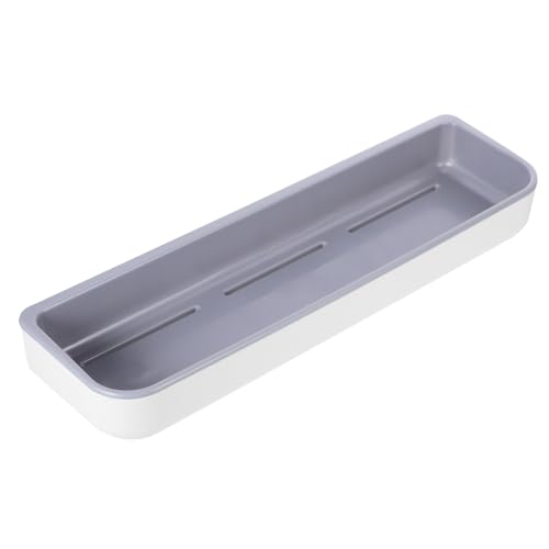 ULTECHNOVO Badezimmer Aufbewahrungsregal aus Kunststoff Wandregal für Toilettenartikel Duschregal ohne Bohren Platzsparend Organizer für Bad und Wc von ULTECHNOVO