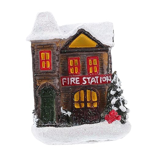 ULTECHNOVO Weihnachtliche Haus Deko aus Hochwertigem Resin Kleine Winterdekoration für Tisch Regal und Schreibtisch Farbenfrohes Weihnachtsornament als Festliche Geschenkidee ULTECHNOVO Weihnachtliche Haus Deko aus Hochwertigem Resin Kleine Winterdekoration für Tisch Regal und Schreibtisch Farbenfrohes Weihnachtsornament als Festliche Geschenkidee von ULTECHNOVO