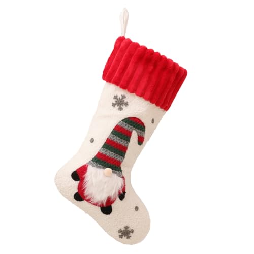 ULTECHNOVO Weihnachtliche Sockendekoration Große Weihnachtsstrumpf Geschenktüte Hängendes Ornament für Kamin Fenster Baum Vielseitige Deko für Süßigkeiten und ULTECHNOVO Weihnachtliche Sockendekoration Große Weihnachtsstrumpf Geschenktüte Hängendes Ornament für Kamin Fenster Baum Vielseitige Deko für Süßigkeiten und von ULTECHNOVO