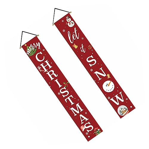 ULTECHNOVO Weihnachtsdeko Außen Türbanner Weihnachtsmotiv Hängendes Banner für Innen und Außen Festliche Xmas Dekoration für Tür und Fenster ULTECHNOVO Weihnachtsdeko Außen Türbanner Weihnachtsmotiv Hängendes Banner für Innen und Außen Festliche Xmas Dekoration für Tür und Fenster von ULTECHNOVO