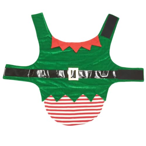 ULTECHNOVO Weihnachtskostüm für Hunde mit Elfenmotiv, Kostüm, Weihnachtsmann-Kostüm, warm, für Welpen, Katzen, Größe XL ULTECHNOVO Weihnachtskostüm für Hunde mit Elfenmotiv, Kostüm, Weihnachtsmann-Kostüm, warm, für Welpen, Katzen, Größe XL von ULTECHNOVO