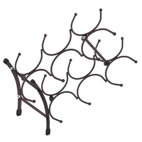 ULTECHNOVO Weinflaschenhalter Flaschenständer aus Robustem für Zuhause Restaurant Bar Abnehmbar Rustikaler Weinregal Aufbewahrung und Dekoration für Küche und Esszimmer von ULTECHNOVO