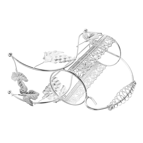 ULTECHNOVO Weinregal Gestell Flasche einfach Bottle Rack Wine Lovers Wine Racks Weinhalter für Zuhause Wine Holder Barweinhalter Desktop-Weinständer Weinhalter in stabilem Design Eisen Silver von ULTECHNOVO