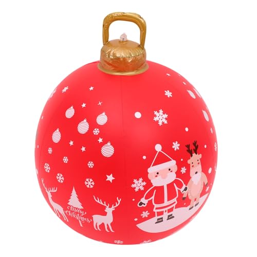 ULTECHNOVO aufblasbare Weihnachtskugel Weihnachtsbaumdekoration weihnachtliche große kugeldekorationen Weihnachtsgartenkugel große aufblasbare Verzierung Aufblasbare Ornamente im Freien PVC ULTECHNOVO aufblasbare Weihnachtskugel Weihnachtsbaumdekoration weihnachtliche große kugeldekorationen Weihnachtsgartenkugel große aufblasbare Verzierung Aufblasbare Ornamente im Freien PVC von ULTECHNOVO