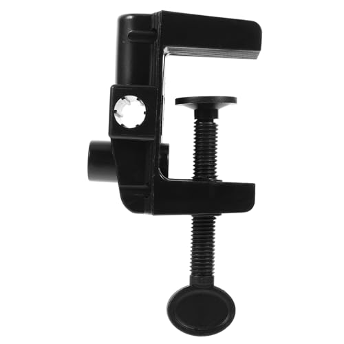 ULTECHNOVO handyhalter Tischklemmen-Mikrofonständer Tischmikrofonklemme Auslegerarmklemme Flexible Spannvorrichtung Schreibtischlampe Schreibtischklemme c Klemme Abs Schwarz von ULTECHNOVO