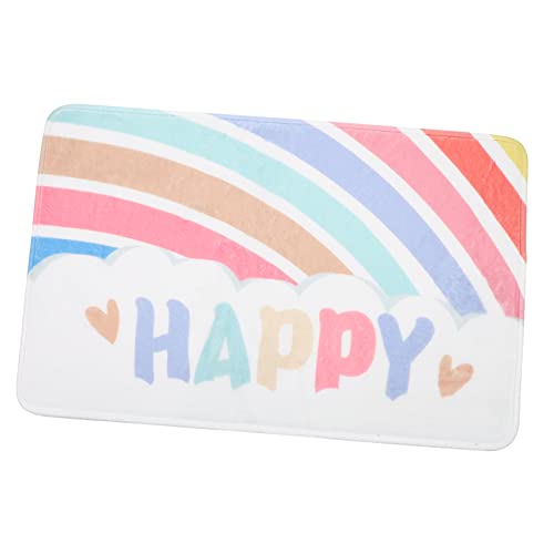 ULTECHNOVO rutschfeste Badezimmermatte Saugfähiger Polyester Teppich Farbenfrohes Regenbogen Design für Badezimmer und Eingangsbereiche ULTECHNOVO rutschfeste Badezimmermatte Saugfähiger Polyester Teppich Farbenfrohes Regenbogen Design für Badezimmer und Eingangsbereiche von ULTECHNOVO