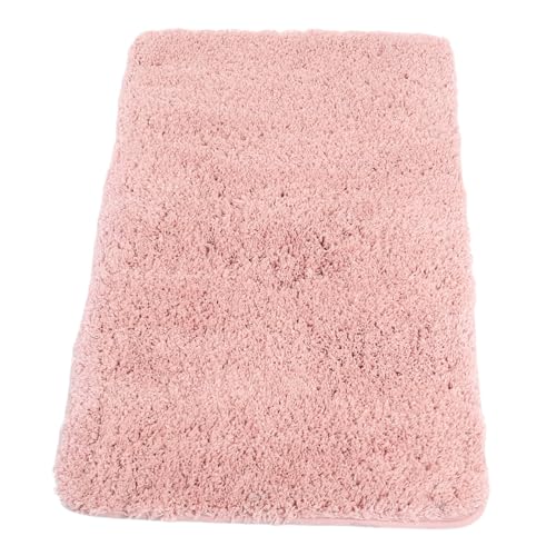 ULTECHNOVO Rutschfester Badvorleger Wasserabsorbierend 80x50cm Rosa Saugfähige Badezimmer Fußmatte von ULTECHNOVO