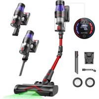 Ultenic Akku-Staubsauger U16 Flex - 55 Minuten Laufzeit - 1,2 Liter - Bürste für Teppich Hartböden Tierhaare - Grau von ULTENIC