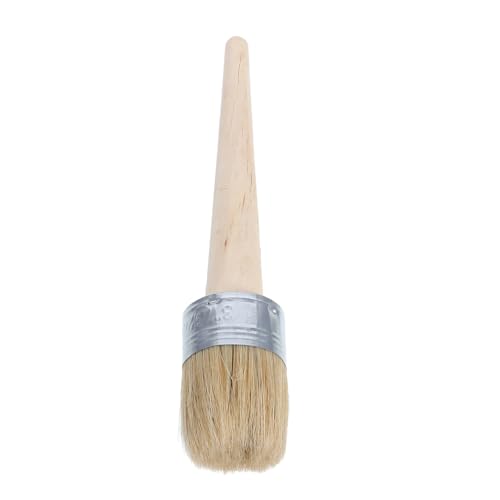 Lackpinsel Flachpinsel Kreide Aquarell Wachspinsel Borstenpinsel für Malerei oder öbelwachs Home Decor von ULTNICE