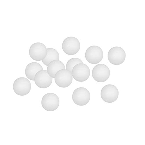 ULTNICE 100 Stück Styroporkugeln 2 cm Bastelschaumkugeln Grundschaumkugeln Modellierbedarf für DIY Arts Craft Home School-Projekt von ULTNICE