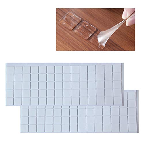ULTNICE 2 stücke Transparent Anhaftender Aufkleber rutschfeste Pads doppelseitige Keine Spuren Aufkleber von ULTNICE
