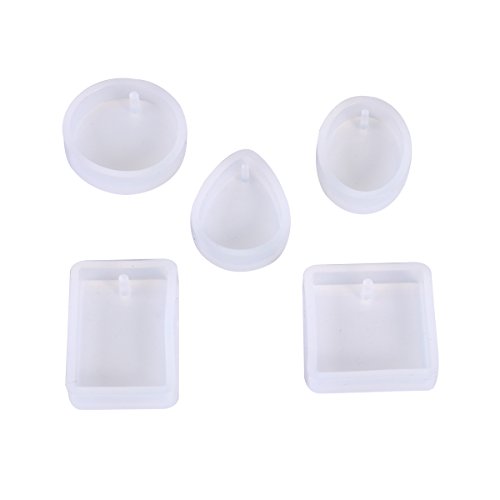 ULTNICE 5Pcs Silikon Mmoulds für Schmucksache Form hängende Harz Gussteil Form DIY Fertigkeit Werkzeug von ULTNICE