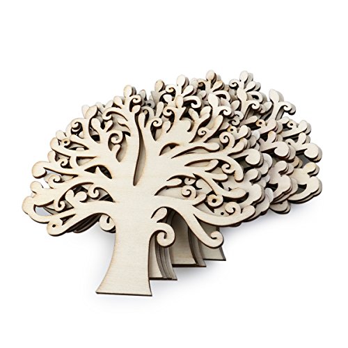Ultnice Holz-Baum, Dekoration, für Hochzeit, DIY, Handwerk, 10 Stück von ULTNICE