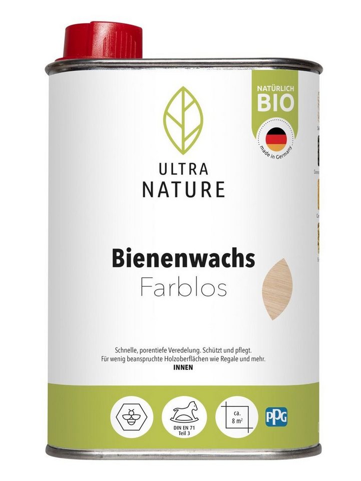 ULTRA NATURE Ultra Nature Bienenwachs 250 ml farblos Holzpflegeöl von ULTRA NATURE