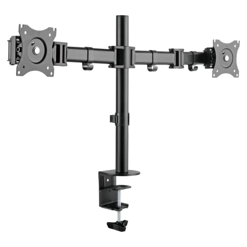 ULTRADESK Skeleton Doppelter Monitorständer für Schreibtische - Computerständer - Monitor-Schreibtischhalterung - Doppelter Monitorarm - für 2X bis zu 27-Zoll-Monitore - 40x11,6x45cm ULTRADESK Skeleton Doppelter Monitorständer für Schreibtische - Computerständer - Monitor-Schreibtischhalterung - Doppelter Monitorarm - für 2X bis zu 27-Zoll-Monitore - 40x11,6x45cm von ULTRADESK