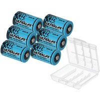 Ultralife - 6x Lithium 3,6V Batterie ls 14250 1/2 aa UHE-ER14250 Li-SOCl2 + Box von ULTRALIFE