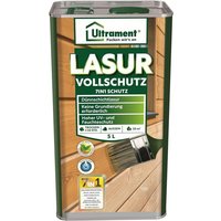 ULTRAMENT Vollschutz-Lasur 7-in-1, nussbaum, Holzschutz, 5 Ltr ULTRAMENT Vollschutz-Lasur 7-in-1, nussbaum, Holzschutz, 5 Ltr von ULTRAMENT