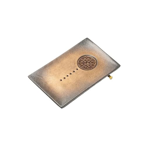 Teeblatt Teeblatt Tablett Retro Tee Zimmer Büro Home Tee Tisch Teeblatt, Rechteckige Reihe Wasser Lagerung Tee Tisch Teeblatt Gongfu Teeblatt von ULTRAWAVE