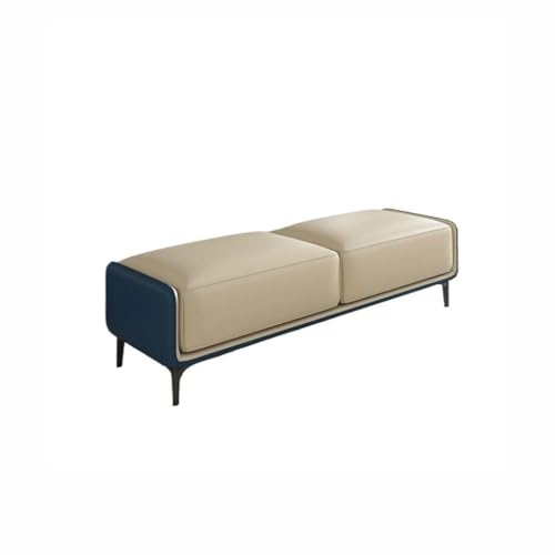 ULTRAWAVE Bettbank Moderner Leichter Luxus-Bett-Endhocker Schlafzimmer minimalistischer Bett-Nachttischhocker Lange Bank Sofahocker Ottomane Fürs Bettende(D) von ULTRAWAVE