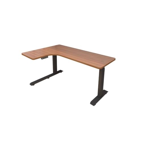 ULTRAWAVE Computertisch Fürs Homeoffice Ecktisch mit elektrischem Hubtisch, Massivholz, Home-Office-Schreibtisch, Arbeitstisch, L-förmige Werkbank Moderner Gaming-Schreibtisch(140cm) von ULTRAWAVE