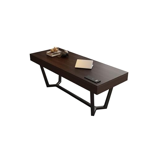 ULTRAWAVE Computertisch Fürs Homeoffice Massivholz Schreibtisch Modern Einfach Home Study Office Minimalist Wohnzimmer Computertisch Moderner Gaming-Schreibtisch(180x70x75cm) von ULTRAWAVE