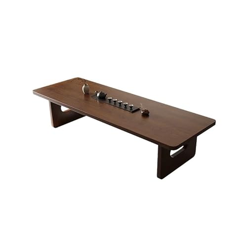 ULTRAWAVE Computertisch Fürs Homeoffice Schlichter Teetisch aus Massivholz, Teetisch for das Büro des Chefs, Zen-Wohnzimmermöbel Moderner Gaming-Schreibtisch(220x80x75cm) von ULTRAWAVE