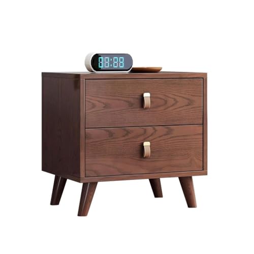 ULTRAWAVE Nachttisch, einfacher Nachttisch aus Massivholz, für kleine Wohnung, nordischer Nachttisch mit Stauraum für Schlafzimmer, Nachttische von ULTRAWAVE
