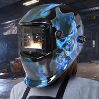 Schweißhelm Automatik, Ultrixe Solarbetriebene Schweißhelm, großes Sichtfeld, Automatische Einstellbare Stufenweise Abdunkelung, , Sensor & von ULTRIXE