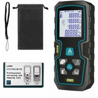 Ultrixe - Professional Laser Entfernungsmesser 100m, 2 mm Lücke, Hintergrundbeleuchtetes lcd, IP54, 2 Blasenpegel, zur Messung von ULTRIXE