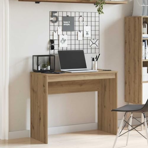 Desks Schminktisch Bartisch Esstische - Schreibtisch Artisan-Eiche 90x40x72 cm Holzwerkstoff für Jugendzimmer Balkon Büro Wohnzimmer Desks Schminktisch Bartisch Esstische - Schreibtisch Artisan-Eiche 90x40x72 cm Holzwerkstoff für Jugendzimmer Balkon Büro Wohnzimmer von ULUYYUC