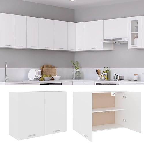 ULUYYUC Allzweckschrank Küchenunterschrank Vitrinenschrank Barschrank - Hängeschrank Weiß 80x31x60 cm Holzwerkstoff für Esszimmer Arbeitszimmer Wohnzimmer Werkstatt ULUYYUC Allzweckschrank Küchenunterschrank Vitrinenschrank Barschrank - Hängeschrank Weiß 80x31x60 cm Holzwerkstoff für Esszimmer Arbeitszimmer Wohnzimmer Werkstatt von ULUYYUC
