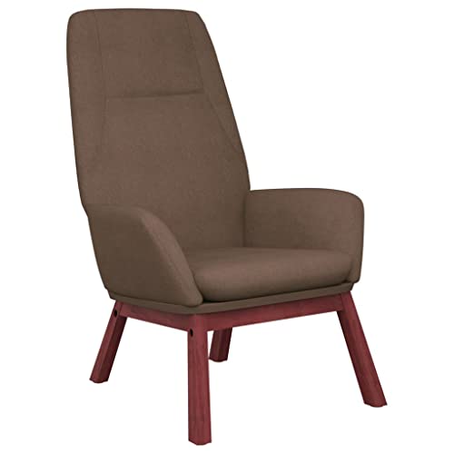 ULUYYUC Armchair Living Room Schreibtischstuhl Reading Chair Loungesessel Wohnzimmer - Relaxsessel Taupe Stoff für Büro Esszimmer Wohnzimmer Schlafzimmer von ULUYYUC