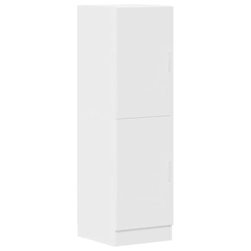 ULUYYUC Badschrank Küchenschrank Sideboard Wohnzimmer Anrichte - Küchenschrank Weiß 38x41,5x131,5 cm Holzwerkstoff für Bad Arbeitszimmer Flur Wohnzimmer von ULUYYUC