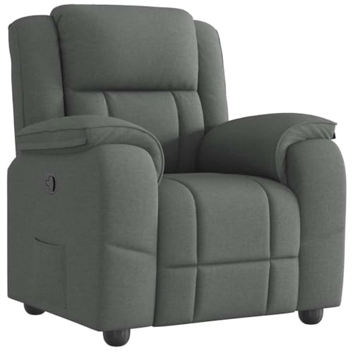 ULUYYUC Bequemer Stuhl Gaming Stuhl Esszimmerstühle Sessel & Stühle - Relaxsessel Dunkelgrau Stoff für Wohnzimmer Outdoor Esszimmer Jugendzimmer von ULUYYUC