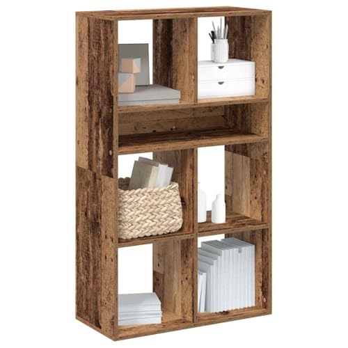 ULUYYUC Bücherregal Altholz-Optik Holzwerkstoff 66x31x112cm Schmaler Regalschrank mit Robuster Ablagefläche für Wohnzimmer Küche Balkon ULUYYUC Bücherregal Altholz-Optik Holzwerkstoff 66x31x112cm Schmaler Regalschrank mit Robuster Ablagefläche für Wohnzimmer Küche Balkon von ULUYYUC