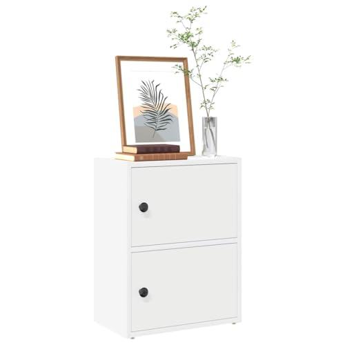 ULUYYUC Bücherregal Weiß 40x24x52 cm Holzwerkstoff Schmaler Hochschrank mit Tür für Wohnzimmer und Büro Aufbewahrungsschrank ULUYYUC Bücherregal Weiß 40x24x52 cm Holzwerkstoff Schmaler Hochschrank mit Tür für Wohnzimmer und Büro Aufbewahrungsschrank von ULUYYUC